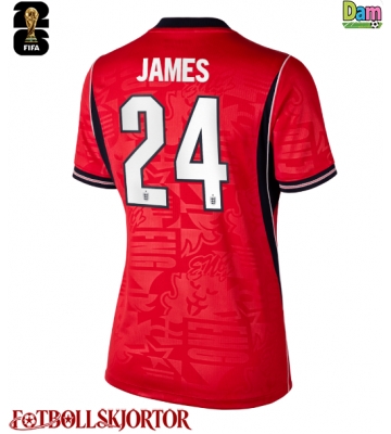 England Reece James #24 Bortatröja Dam VM 2026 Kortärmad